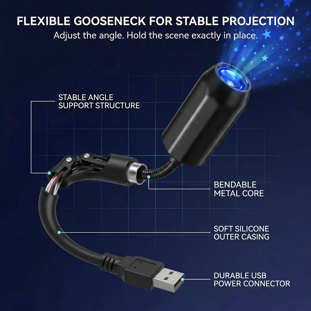 🔥Last day 70%off丨REBYIPO® Night Light Projector - Smart Holographic Star Projector💡