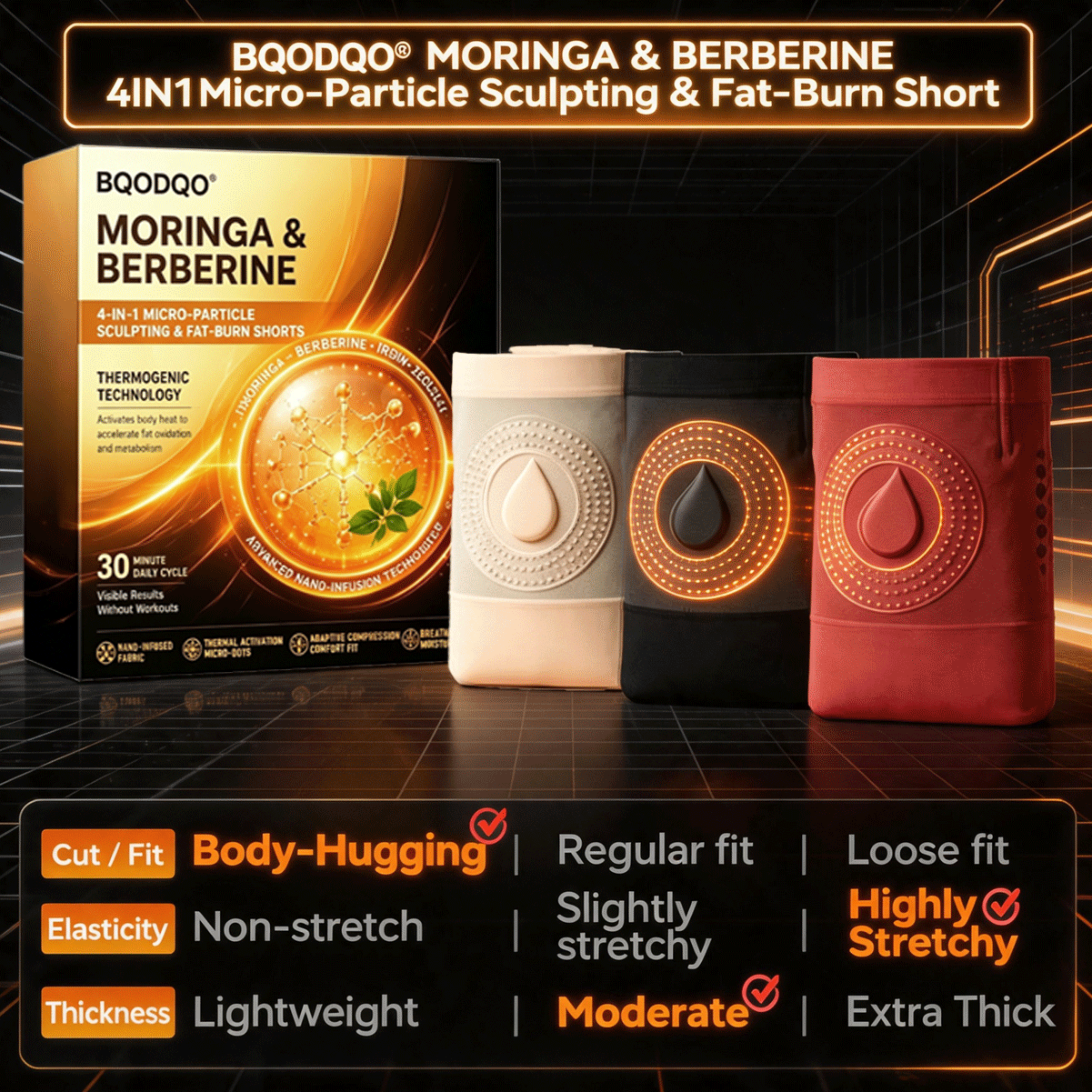 🇺🇸𝐎𝐟𝐟𝐢𝐜𝐢𝐚𝐥 𝐁𝐫𝐚𝐧𝐝 𝐒𝐭𝐨𝐫𝐞 |✅BQODQO®💃𝟐𝟎𝟐𝟔 𝐌𝐨𝐫𝐢𝐧𝐠𝐚 & 𝐁𝐞𝐫𝐛𝐞𝐫𝐢𝐧𝐞 𝟒-𝐈𝐧-𝟏 𝐌𝐢𝐜𝐫𝐨-𝐏𝐚𝐫𝐭𝐢𝐜𝐥𝐞 𝐒𝐜𝐮𝐥𝐩𝐭𝐢𝐧𝐠 & 𝐅𝐚𝐭-𝐁𝐮𝐫𝐧 𝐒𝐡𝐨𝐫𝐭𝐬 👍