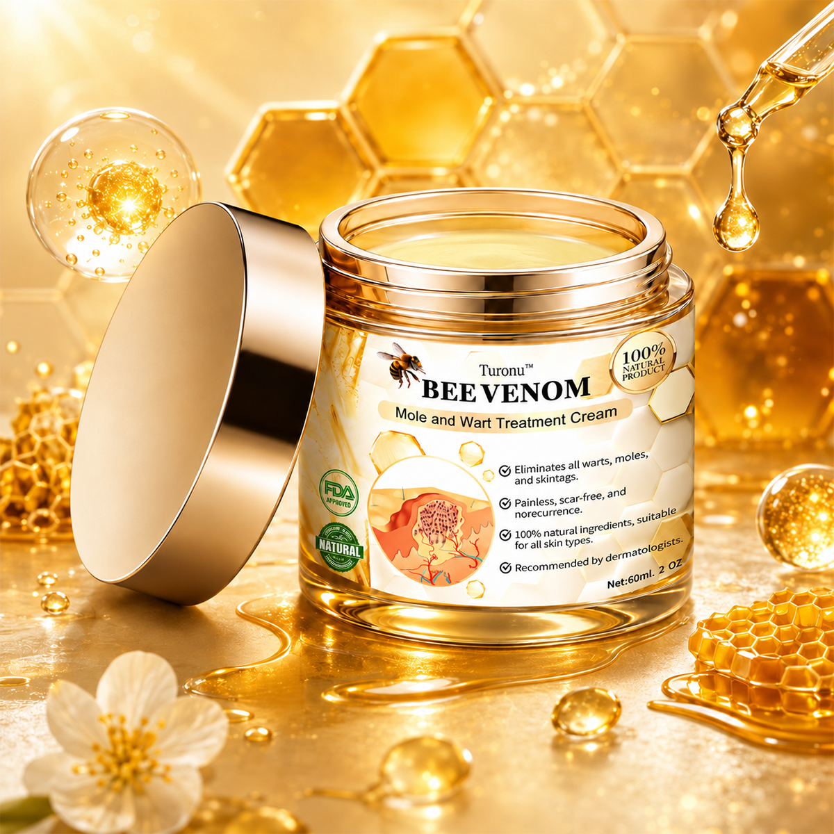 🐝 Turonu® Advanced Bee Venom Treatment for Warts and Skin Imperfections 👨‍⚕️ Inspired by dermatological science | Targeted care at home
