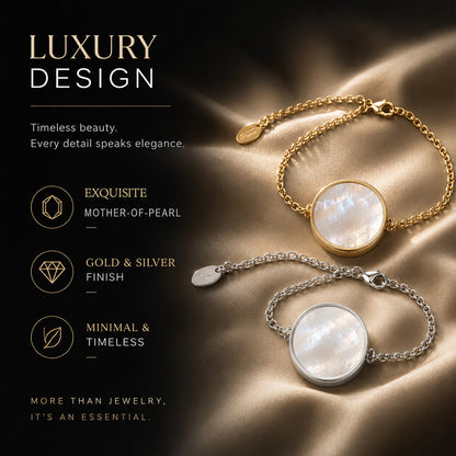 🔥50% off on the last day丨Oneswear® 14K Gold Mother-of-Pearl Mini Lip Balm Bracelet