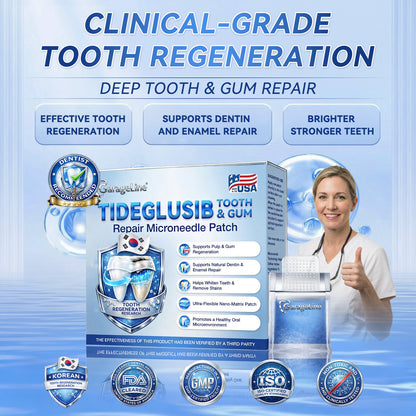 🦷GаrаgеLіnе®😜Tideglusib Fast‑Dissolving Tooth & Gum Repair Oral Strips🎨🎨(Supports tooth repair and helps relieve gum discomfort and other common oral concerns)