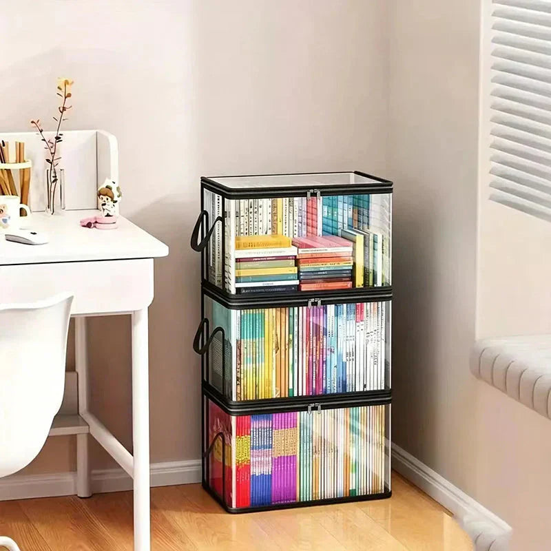 SVOZK® Clear Flip-Top Storage Box – Large Dust-Proof✨ & Moisture-Resistant Organizer for Clothes, Toys, Books & More🧸📚👕🧦
