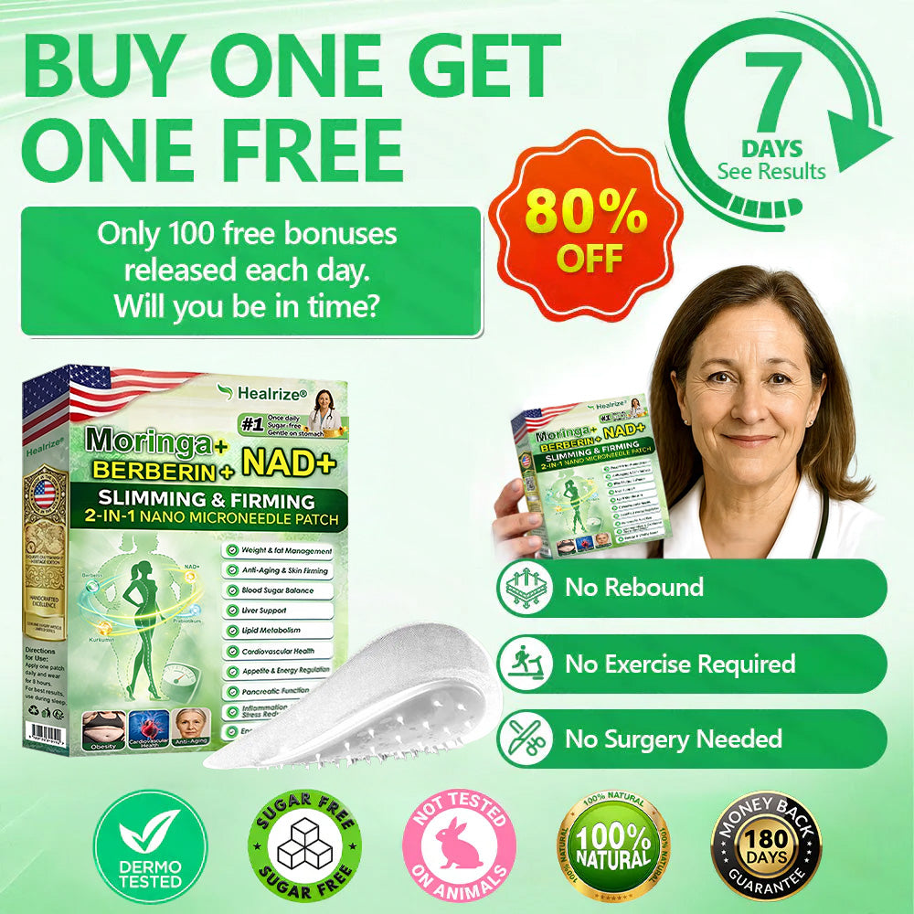 【𝐿𝑎𝑠𝑡 𝐷𝑎𝑦 𝑃𝑟𝑜𝑚𝑜𝑡𝑖𝑜𝑛 80% 𝑂𝐹𝐹】⭕️Healrize® 𝑀𝑜𝑟𝑖𝑛𝑔𝑎 · 𝐵𝑒𝑟𝑏𝑒𝑟𝑖𝑛𝑒 × 𝑁𝐴𝐷+10-𝑖𝑛-1 𝐴𝑑𝑣𝑎n𝑐𝑒𝑑 𝑁𝑎𝑛𝑜 𝑀𝑖𝑐𝑟𝑜𝑛𝑒𝑒𝑑𝑙𝑒 𝑃𝑎𝑡𝑐ℎ🔬𝟩 𝑃𝑎𝑡𝑐ℎ𝑒𝑠 𝑃𝑒𝑟 𝐵𝑜𝑥 · 𝑂𝑛𝑒-𝑊𝑒𝑒𝑘 𝑆𝑢𝑝𝑝𝑙𝑦