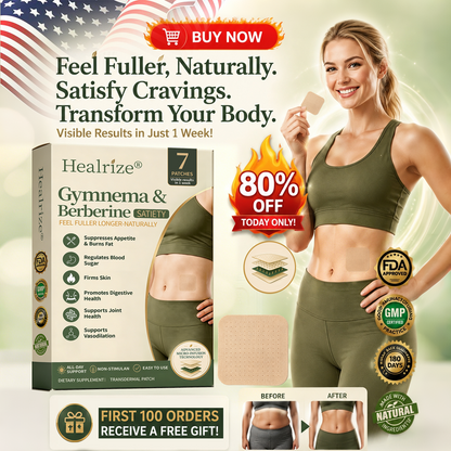 🇺🇸 𝐎𝐟𝐟𝐢𝐜𝐢𝐚𝐥 𝐁𝐫𝐚𝐧𝐝 𝐒𝐭𝐨𝐫𝐞 | 🗽Healrize® Gymnema & Berberine Advanced Nano-microneedles Patch