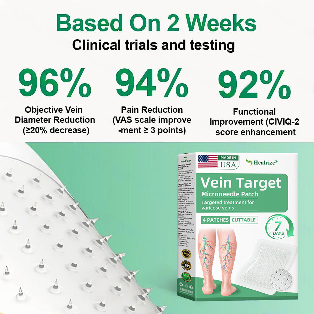70🇺🇸👨‍⚕️👍✅Healrize® VeinTarget Microneedle Patch⚡Instant Relief, Long-Term Results