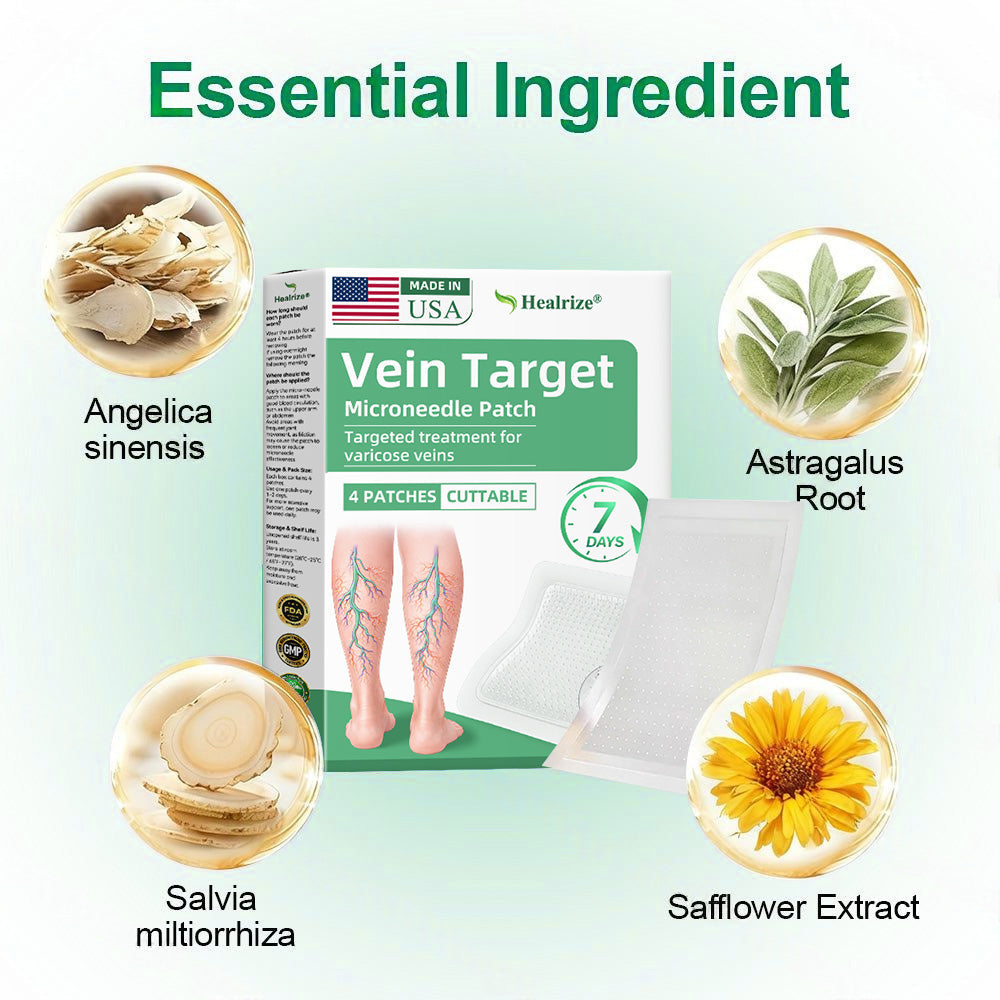 70🇺🇸👨‍⚕️👍✅Healrize® VeinTarget Microneedle Patch⚡Instant Relief, Long-Term Results