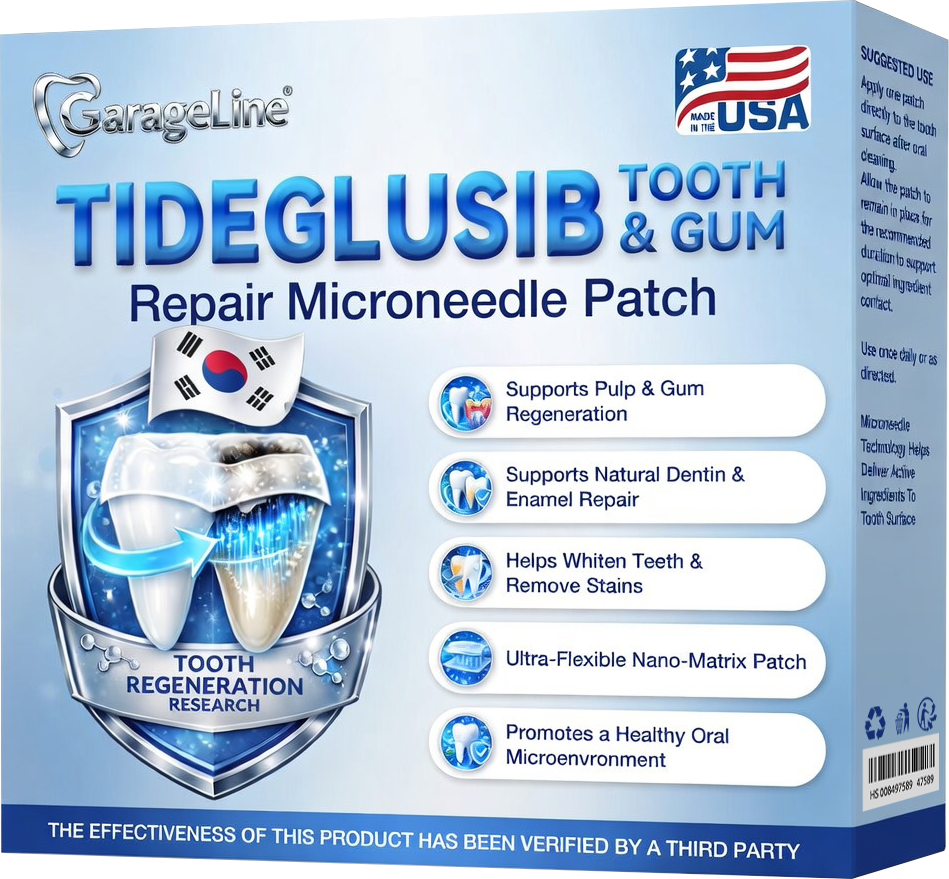 🦷GаrаgеLіnе®😜Tideglusib Fast‑Dissolving Tooth & Gum Repair Oral Strips🎨🎨(Supports tooth repair and helps relieve gum discomfort and other common oral concerns)