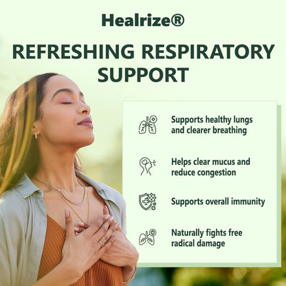 Healrize® 🌿 Organic Lung Cleansing Mullein Leaf Extract Drops Clinically proven to relieve cough, phlegm, asthma, and COPD (Chronic Obstructive Pulmonary Disease) — Breathe freely and easily.