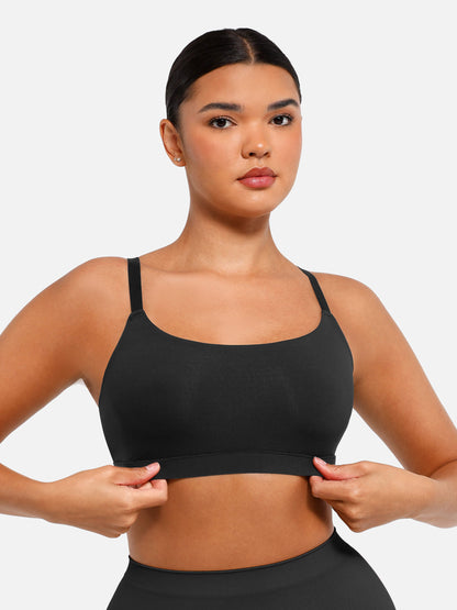 🏆LUCKYSONG®  Wireless Invisible Square Neck Everyday Bra