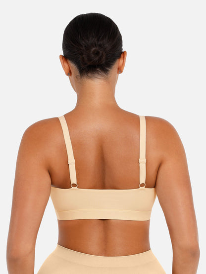 🏆LUCKYSONG®  Wireless Invisible Square Neck Everyday Bra