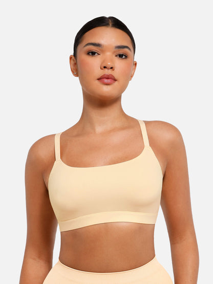 🏆LUCKYSONG®  Wireless Invisible Square Neck Everyday Bra