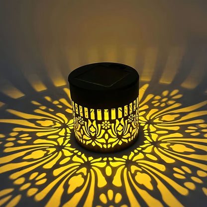 🔥Last Day 50% OFF 丨 💡REBYIPO® 2-in-1 Solar Mandala Projection Light-Colorful Projection · Outdoor Mosquito-Repelling Aid