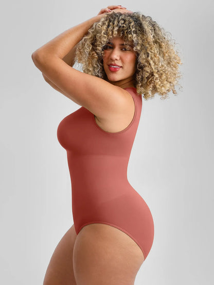 🏆LUCKYSONG®  Scoop Neck Buttery Seamless Everyday Bodysuit
