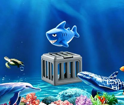 🔥2026 Hot Sale 51% OFF丨BVJ®⚡Summer Pool Toys for Kids - Diving Animal & Cage Set🎁🌊Sink & Seek Game🎉💦