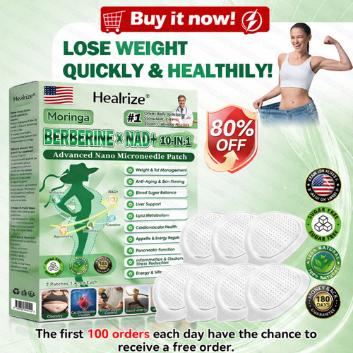 🇺🇸 𝐎𝐟𝐟𝐢𝐜𝐢𝐚𝐥 𝐔𝐒 𝐒𝐭𝐨𝐫𝐞 | 🗽 𝐇𝐞𝐚𝐥𝐫𝐢𝐳𝐞® Moringa · Berberine × NAD+ 𝟏𝟎-𝐢𝐧-𝟏 𝐀𝐝𝐯𝐚𝐧𝐜𝐞𝐝 𝐍𝐚𝐧𝐨 𝐌𝐢𝐜𝐫𝐨𝐧𝐞𝐞𝐝𝐥𝐞 𝐏𝐚𝐭𝐜𝐡 — 𝐎𝐧𝐜𝐞 𝐃𝐚𝐢𝐥𝐲, 𝐕𝐢𝐬𝐢𝐛𝐥𝐞 𝐑𝐞𝐬𝐮𝐥𝐭𝐬 𝐢𝐧 𝟕 𝐃𝐚𝐲𝐬