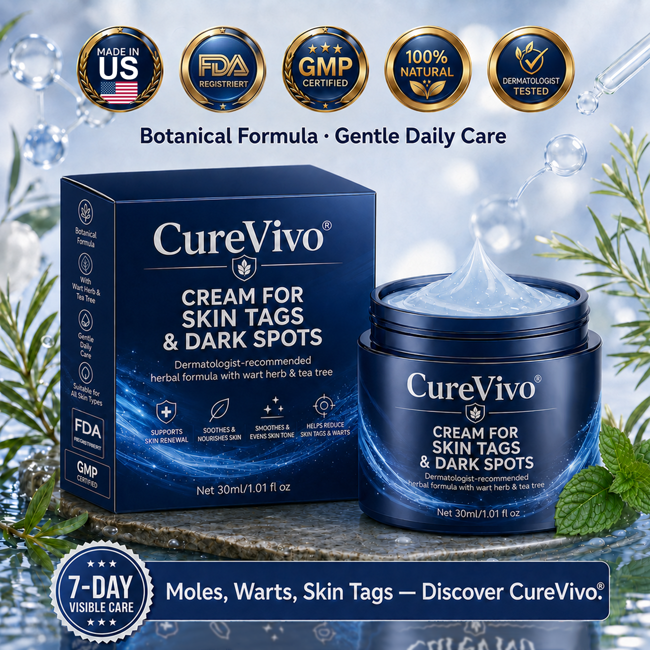 🏆𝗖𝘂𝗿𝗲𝗩𝗶𝘃𝗼® 𝟕-𝐃𝐚𝐲 𝐒𝐤𝐢𝐧 𝐓𝐚𝐠 & 𝐒𝐩𝐨𝐭 𝐑𝐞𝐦𝐨𝐯𝐚𝐥 𝐂𝐫𝐞𝐚𝐦 (𝐏𝐚𝐢𝐧𝐥𝐞𝐬𝐬 𝐅𝐨𝐫𝐦𝐮𝐥𝐚 – 𝐍𝐨 𝐒𝐜𝐚𝐫𝐬)🤗