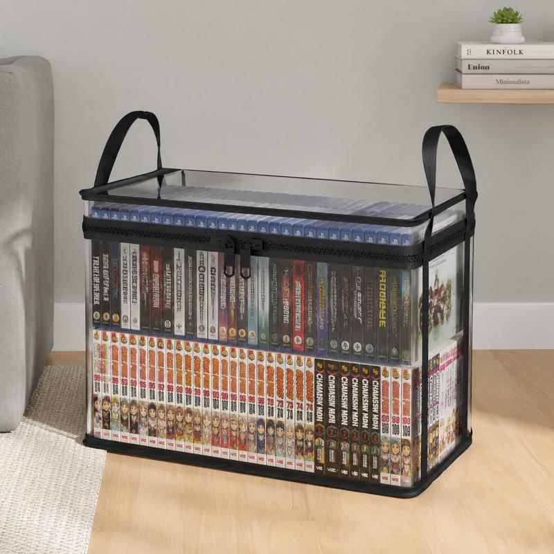 SVOZK® Clear Flip-Top Storage Box – Large Dust-Proof✨ & Moisture-Resistant Organizer for Clothes, Toys, Books & More🧸📚👕🧦