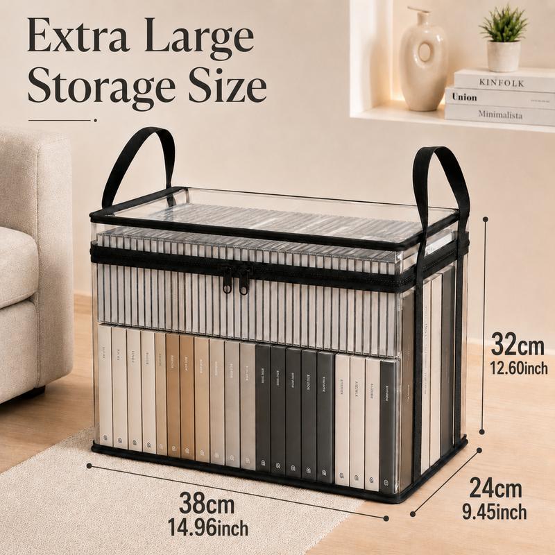 SVOZK® Clear Flip-Top Storage Box – Large Dust-Proof✨ & Moisture-Resistant Organizer for Clothes, Toys, Books & More🧸📚👕🧦