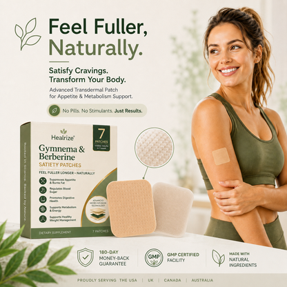 🌍 𝐎𝐟𝐟𝐢𝐜𝐢𝐚𝐥 𝐁𝐫𝐚𝐧𝐝 𝐒𝐭𝐨𝐫𝐞 | 💡Healrize® Gymnema & Berberine Advanced Nano-microneedles Patch